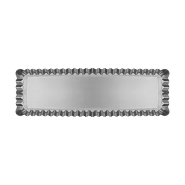 BAKE taartvorm met losse bodem - Rechthoekig, roestvrij staal, 35x11 cm - Nordwik