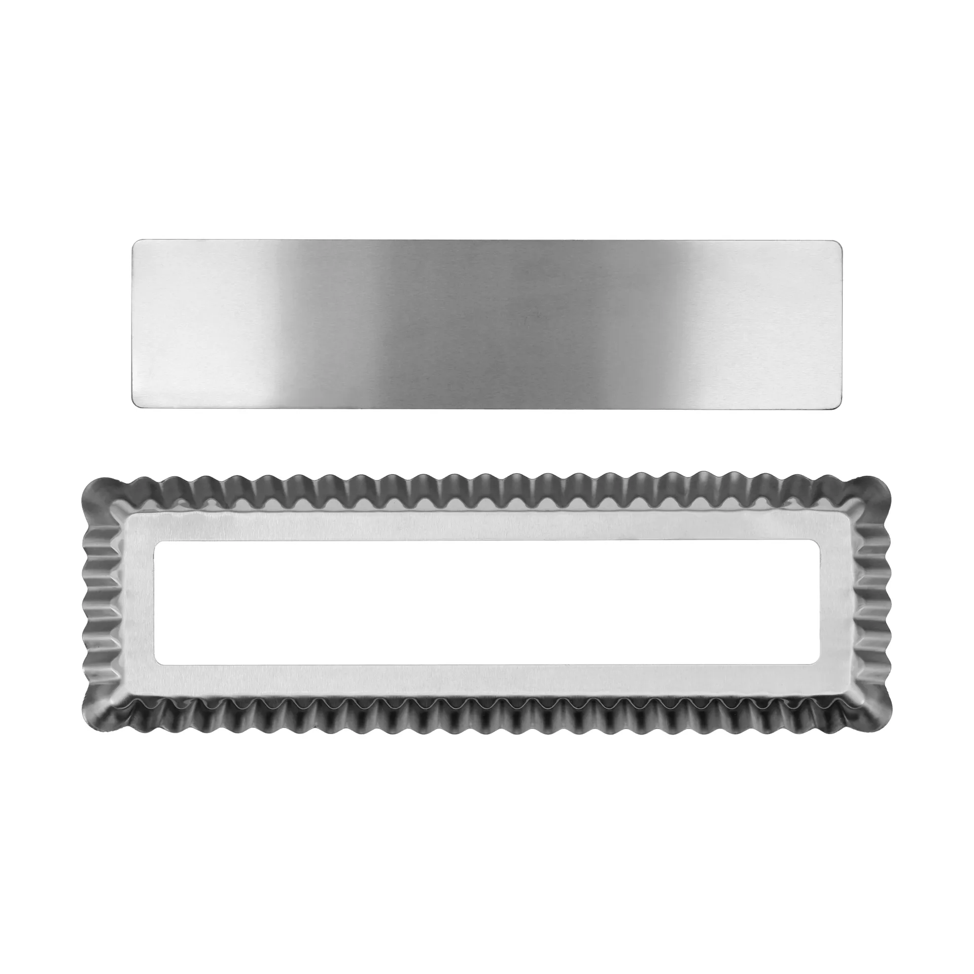 BAKE taartvorm met losse bodem, Rechthoekig, roestvrij staal, 35x11 cm Nordwik