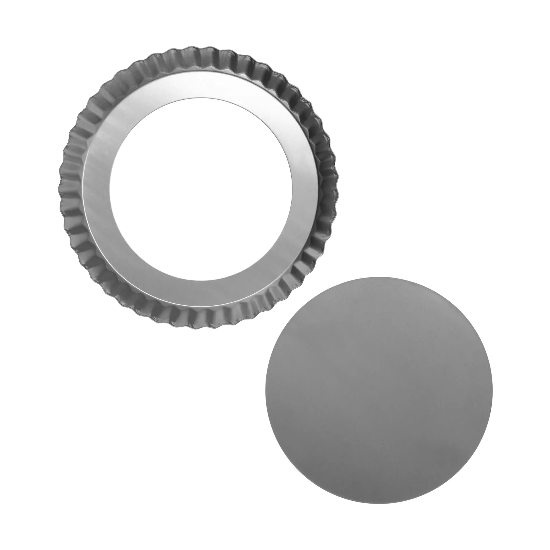 BAKE taartvorm met losse bodem, Rond, roestvrij staal, 24 cm Nordwik