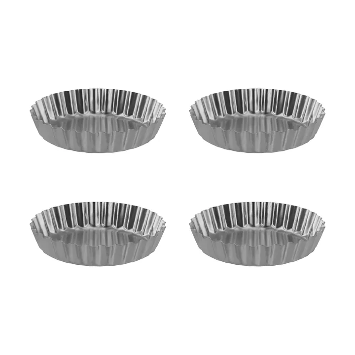 BAKE tartelettevorm - Roestvrij staal, 4 stuks - Nordwik