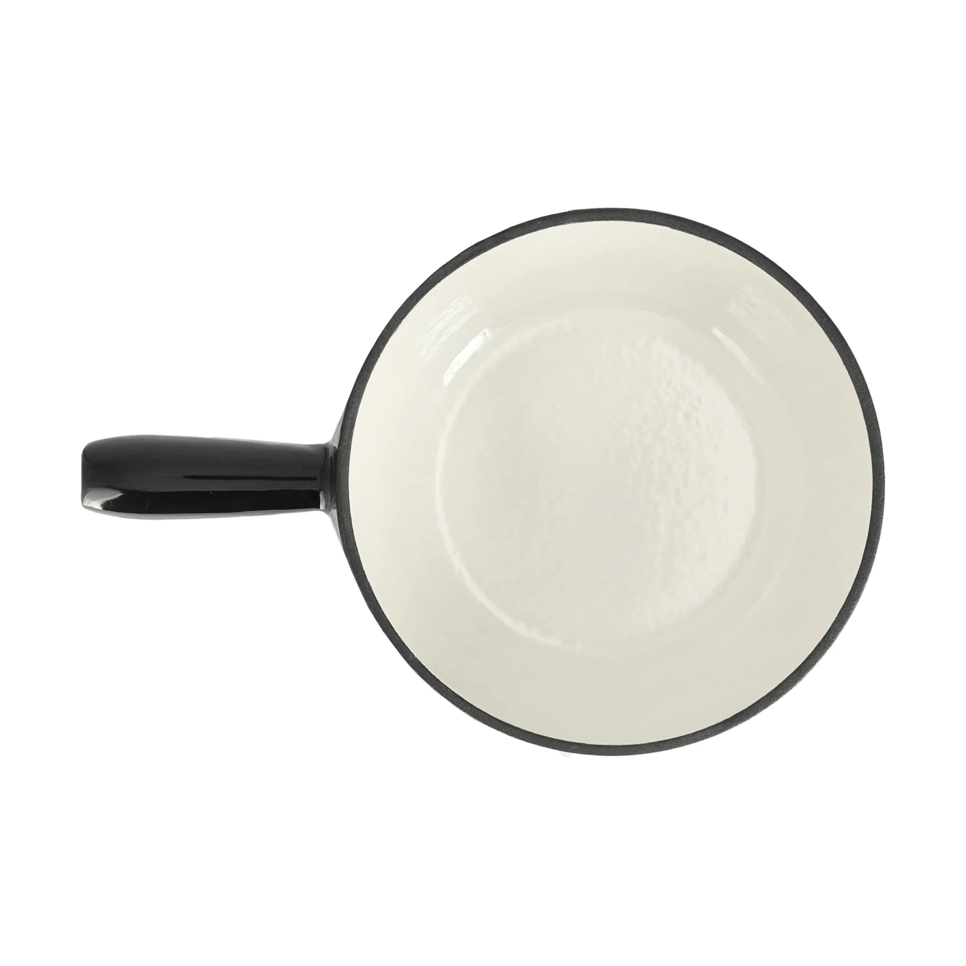 Geëmailleerde fonduepan, Zwart, 1,8 L Nordwik