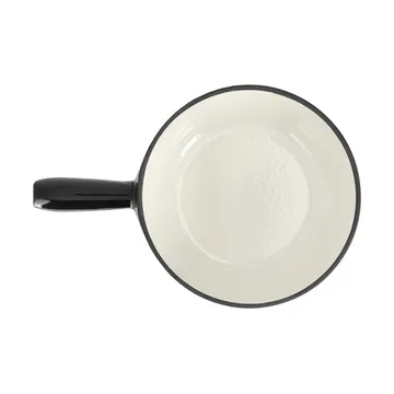 Geëmailleerde fonduepan - Zwart, 1,8 L - Nordwik