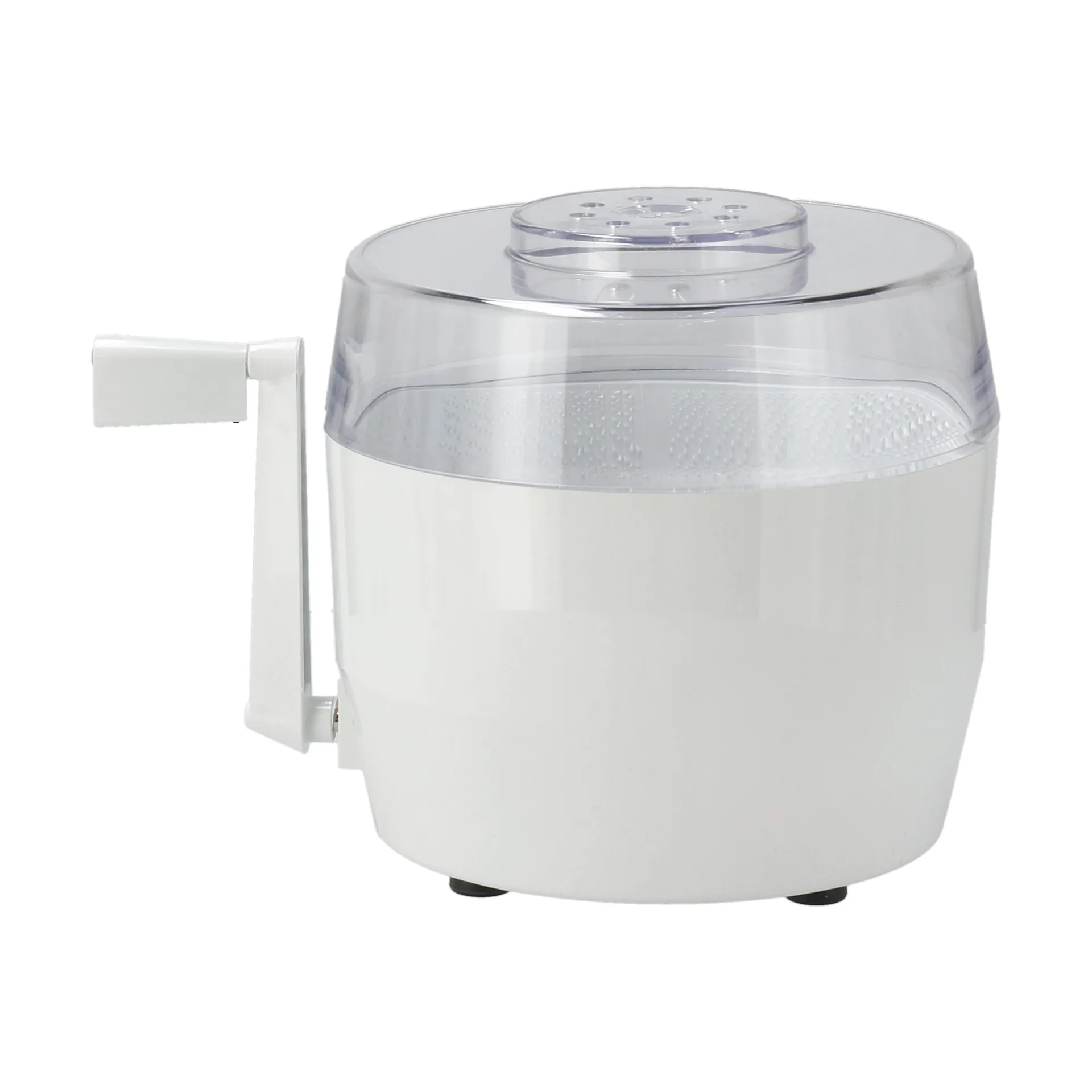 Nordwik aardappelschiller met zwengel, Wit Nordwik