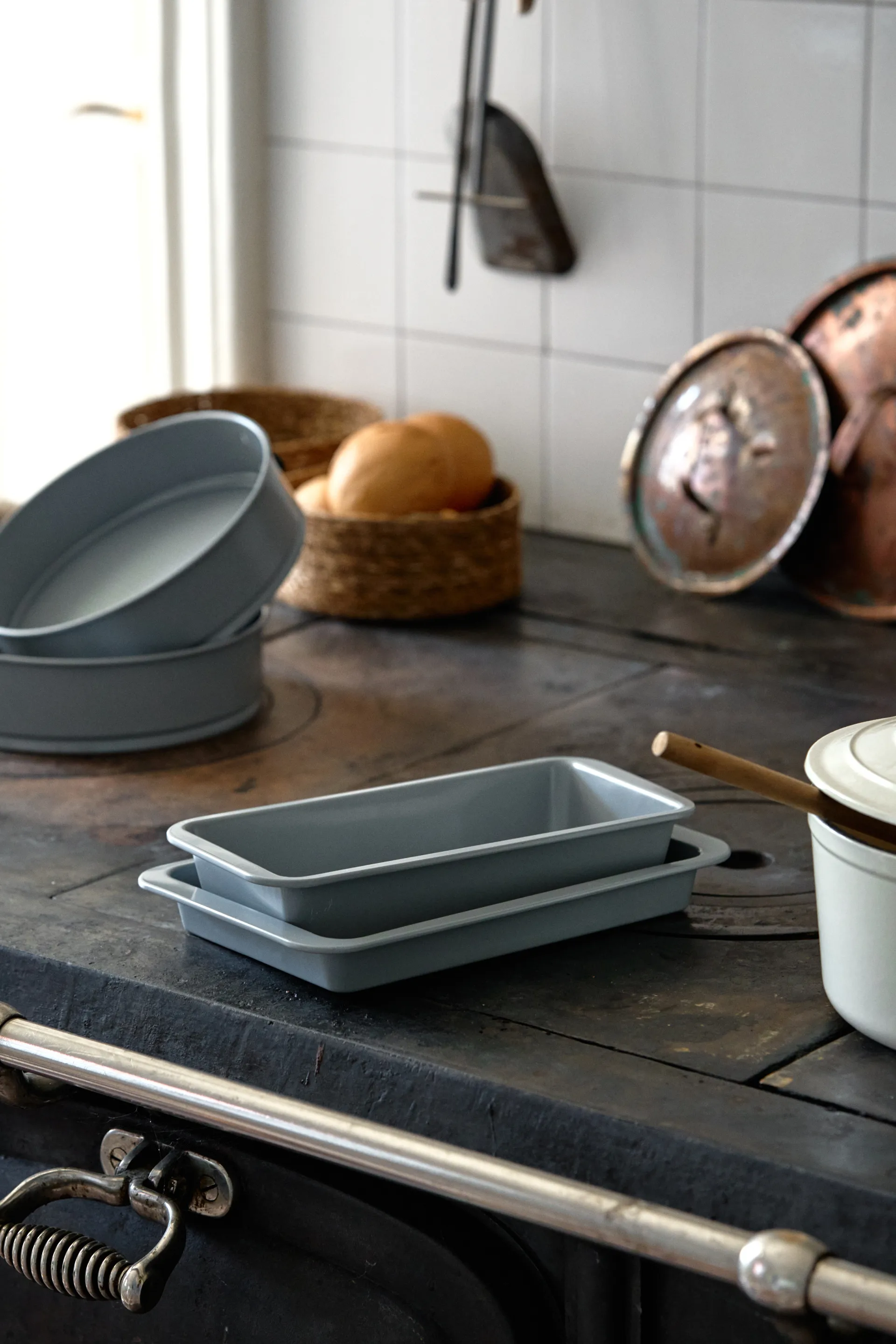 Nordwik bakvorm keramisch non-stick silver 32 cm, 31,5x20 cm Nordwik