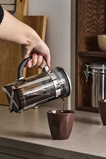 Nordwik French press 8 kopjes - Zilverkleurig - Nordwik