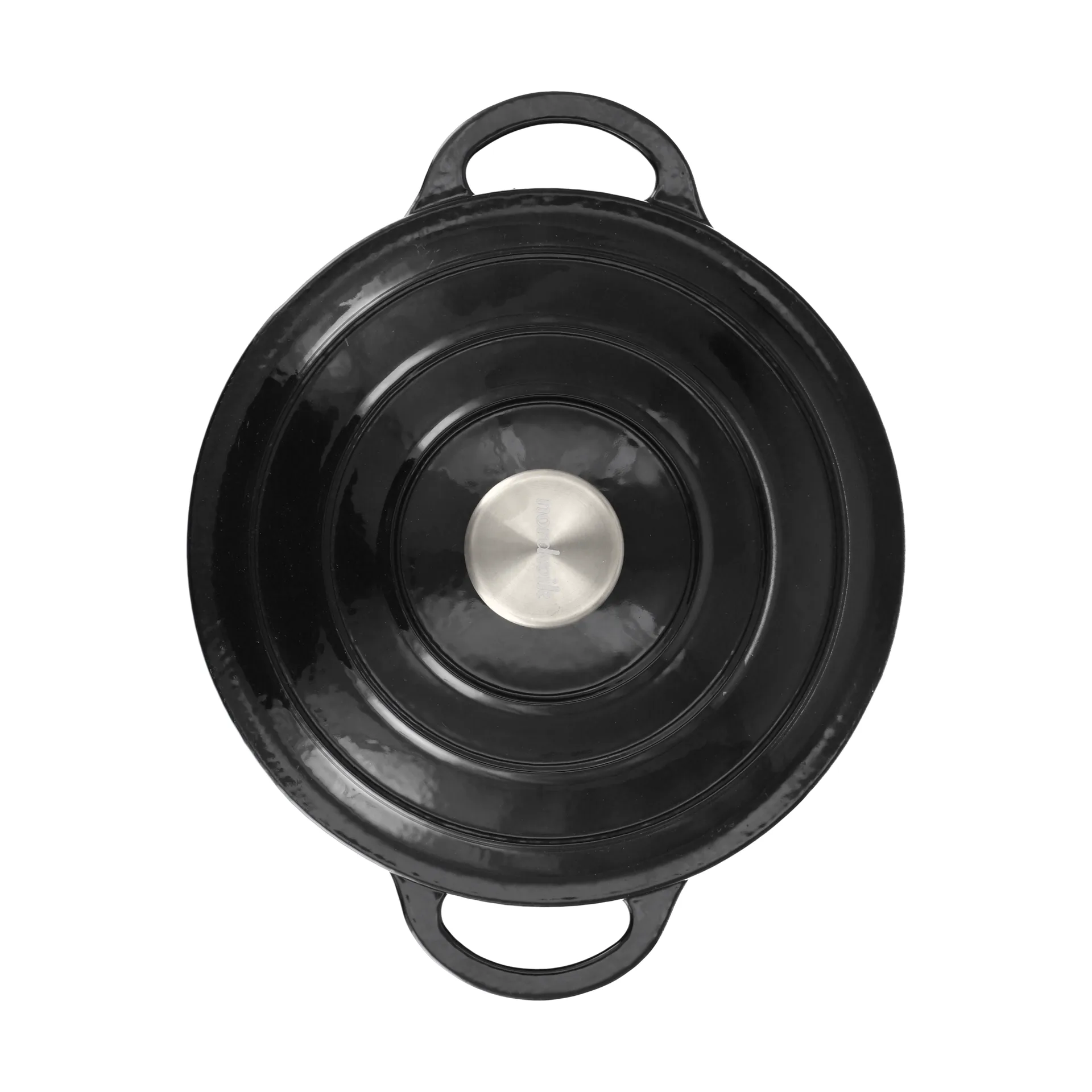 Nordwik gietijzeren pan rond 2,5 l, Zwart Nordwik