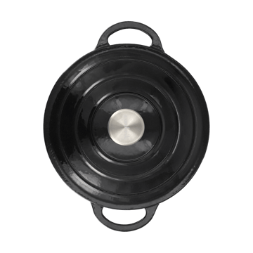 Nordwik gietijzeren pan rond 2,5 l - Zwart - Nordwik