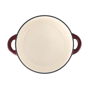 Nordwik gietijzeren pan rond 5 l - Burgundy - Nordwik