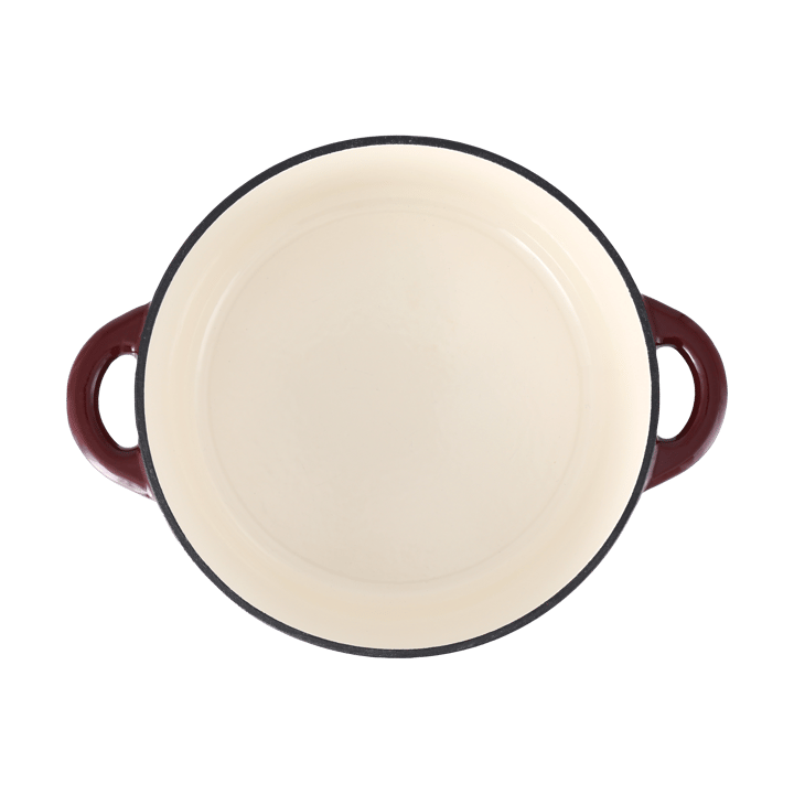 Nordwik gietijzeren pan rond 5 l, Burgundy Nordwik