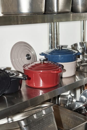 Nordwik gietijzeren pan rond 5 l - Burgundy - Nordwik