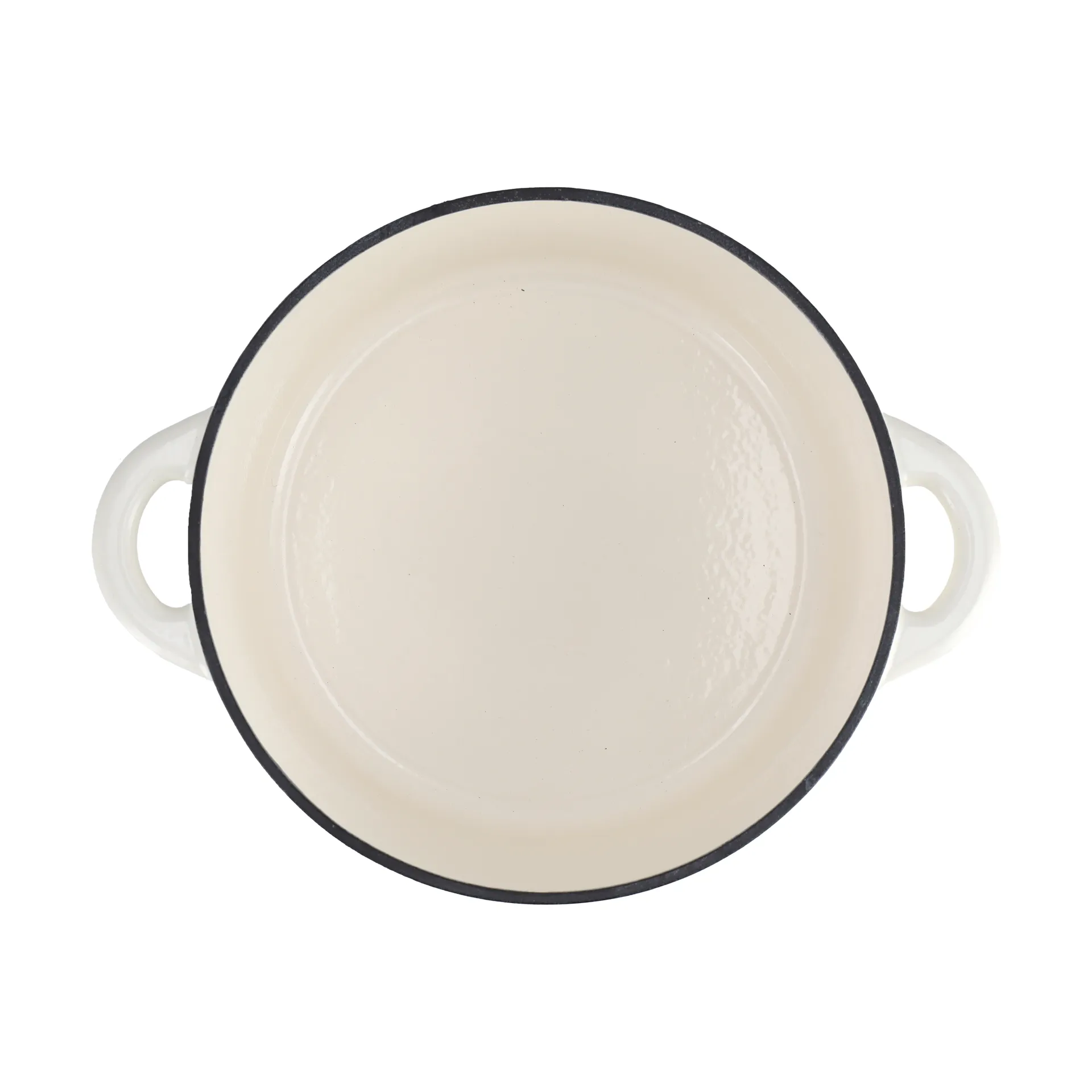 Nordwik gietijzeren pan rond 5 l, Creme Nordwik