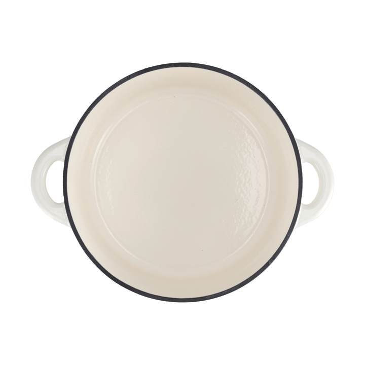 Nordwik gietijzeren pan rond 5 l, Creme Nordwik