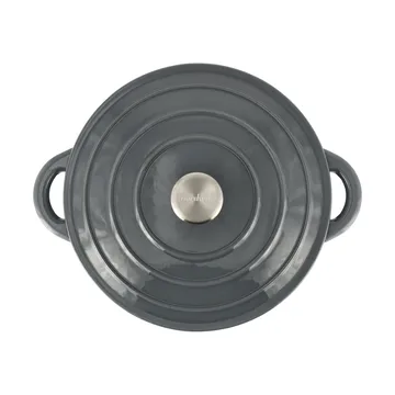 Nordwik gietijzeren pan rond 5 l - Grijs - Nordwik