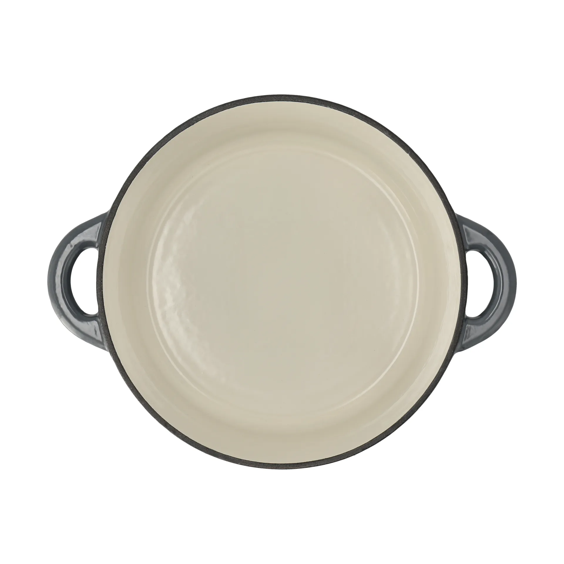 Nordwik gietijzeren pan rond 5 l, Grijs Nordwik