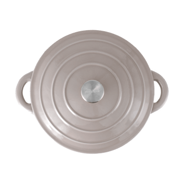 Nordwik gietijzeren pan rond 5 l - Taupe - Nordwik