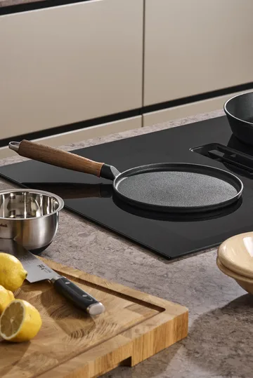 Nordwik gietijzeren pannenkoekenpan met houten handvat - 23 cm - Nordwik
