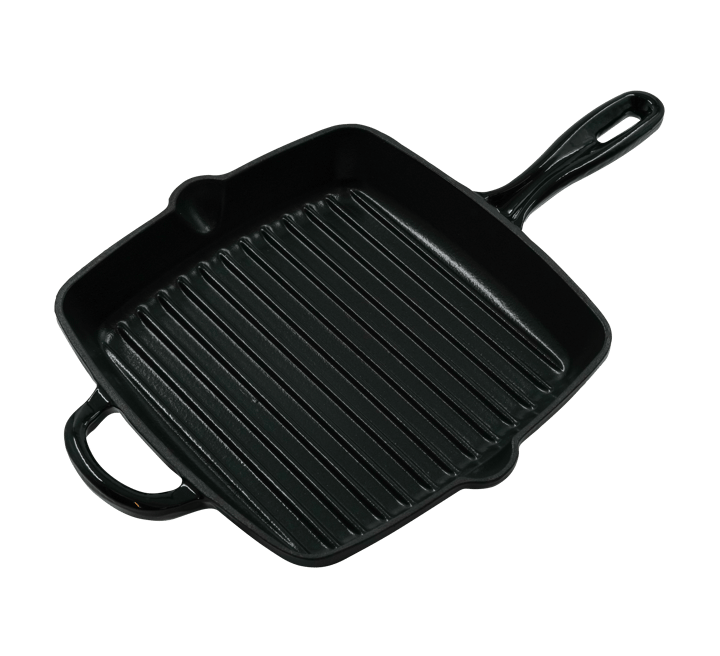 Nordwik grillpan 25x25 cm, Gietijzer-zwart Nordwik