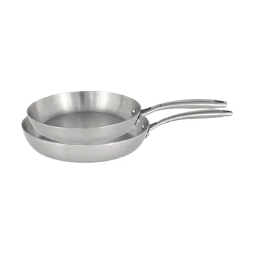 Nordwik koekenpannenset 3-ply 2-delig - Roestvrij staal - Nordwik