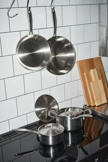 Nordwik koekenpannenset 3-ply 2-delig - Roestvrij staal - Nordwik