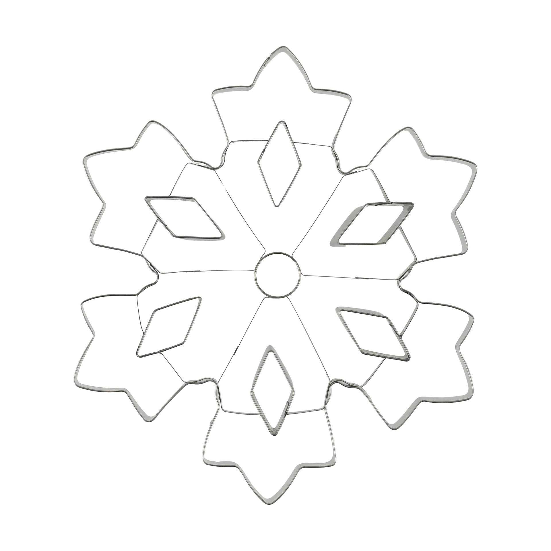 Nordwik koekjesvorm sneeuwvlok, Groot Nordwik