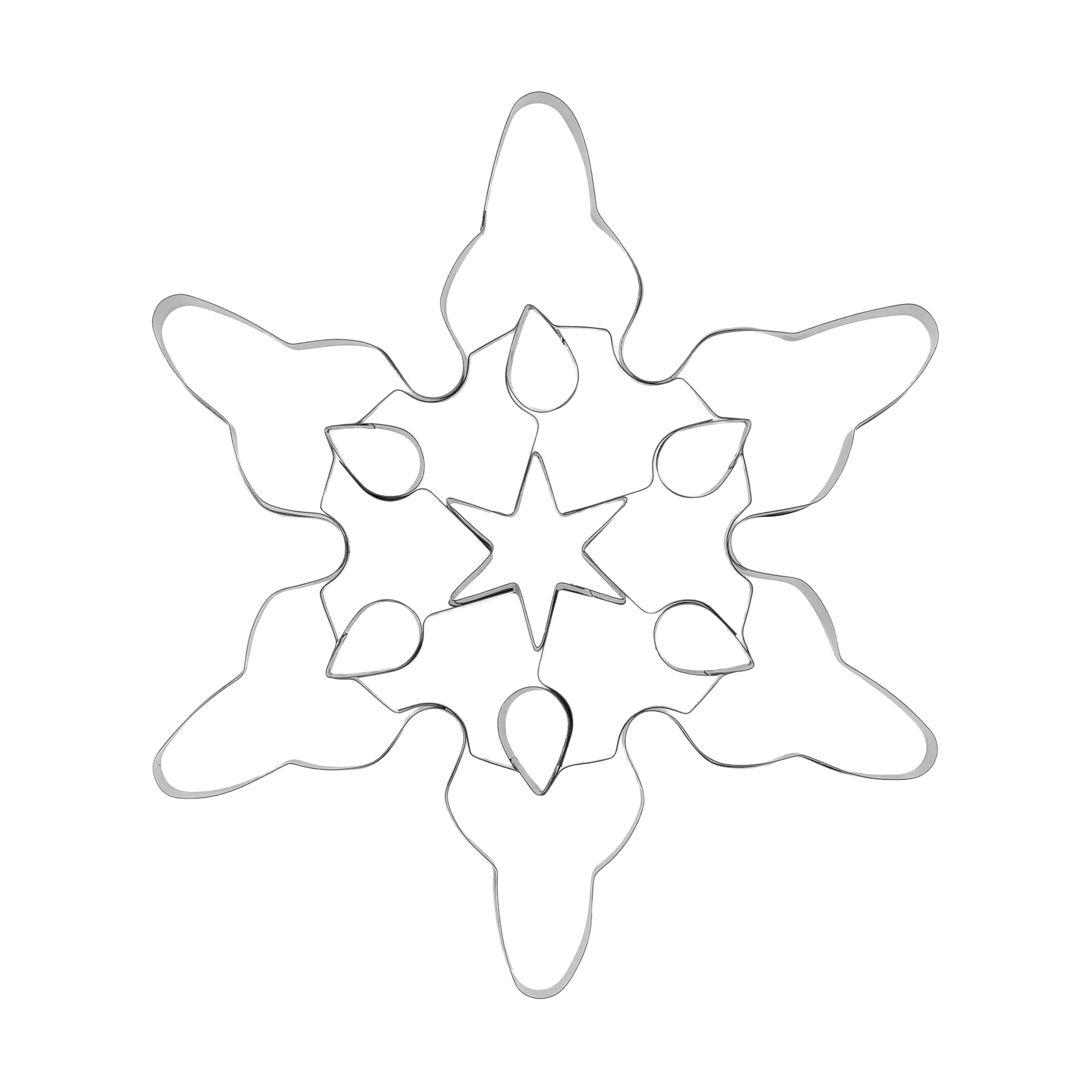 Nordwik koekjesvorm sneeuwvlok, Medium Nordwik