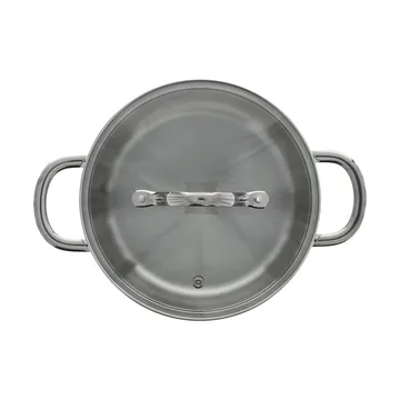 Nordwik kookpan met glazen deksel 2,5 liter - Roestvrij staal - Nordwik