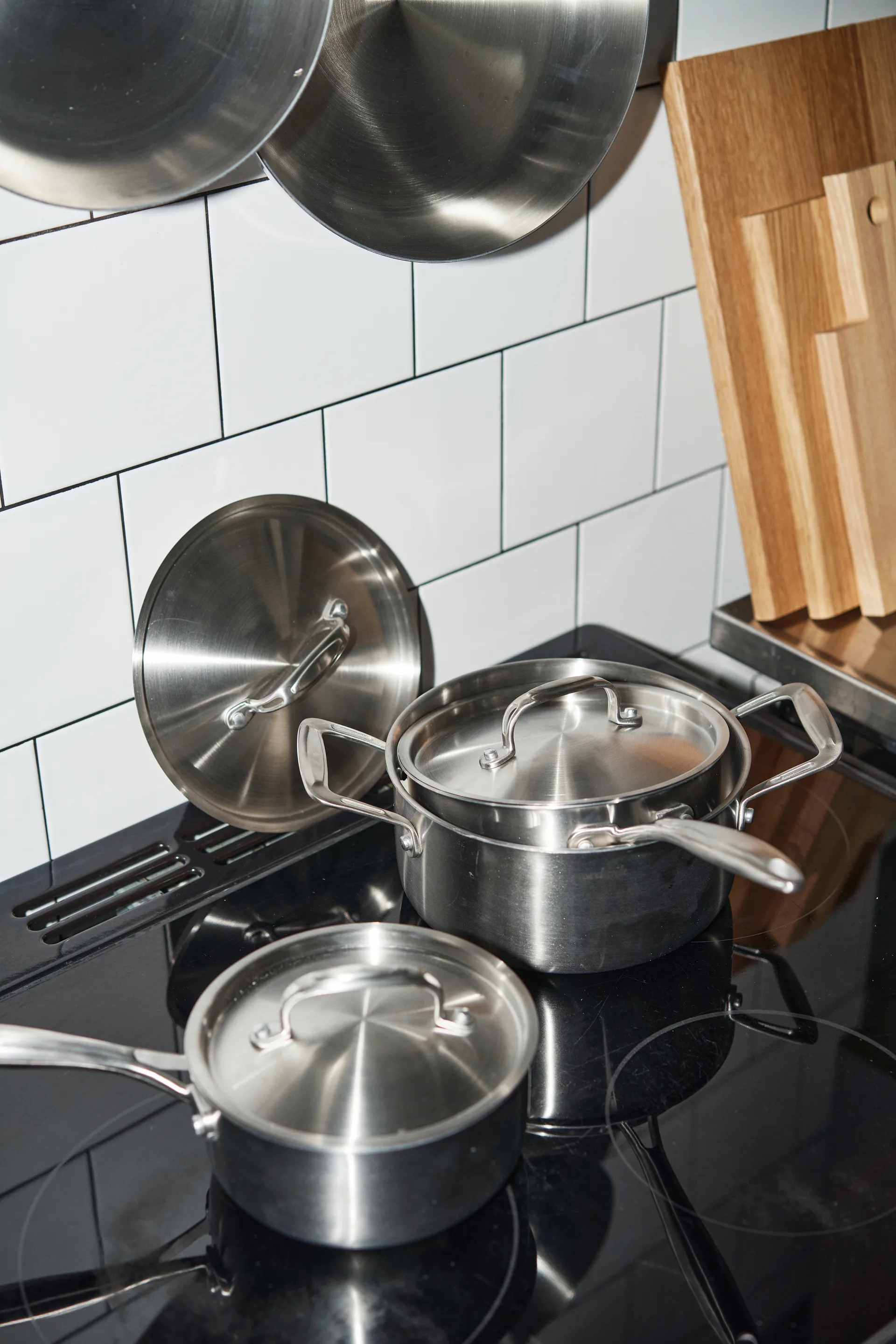 Nordwik pannenset 3-laags 3-delig, 1,5 l, 2 l, 3 l Nordwik