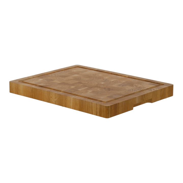 Nordwik snijplank van kopshout met sapgeul 36x46 cm, Eikenhout Nordwik