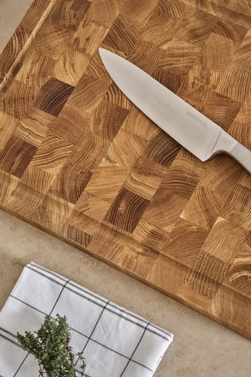 Nordwik snijplank van kopshout met sapgeul 36x46 cm - Eikenhout - Nordwik