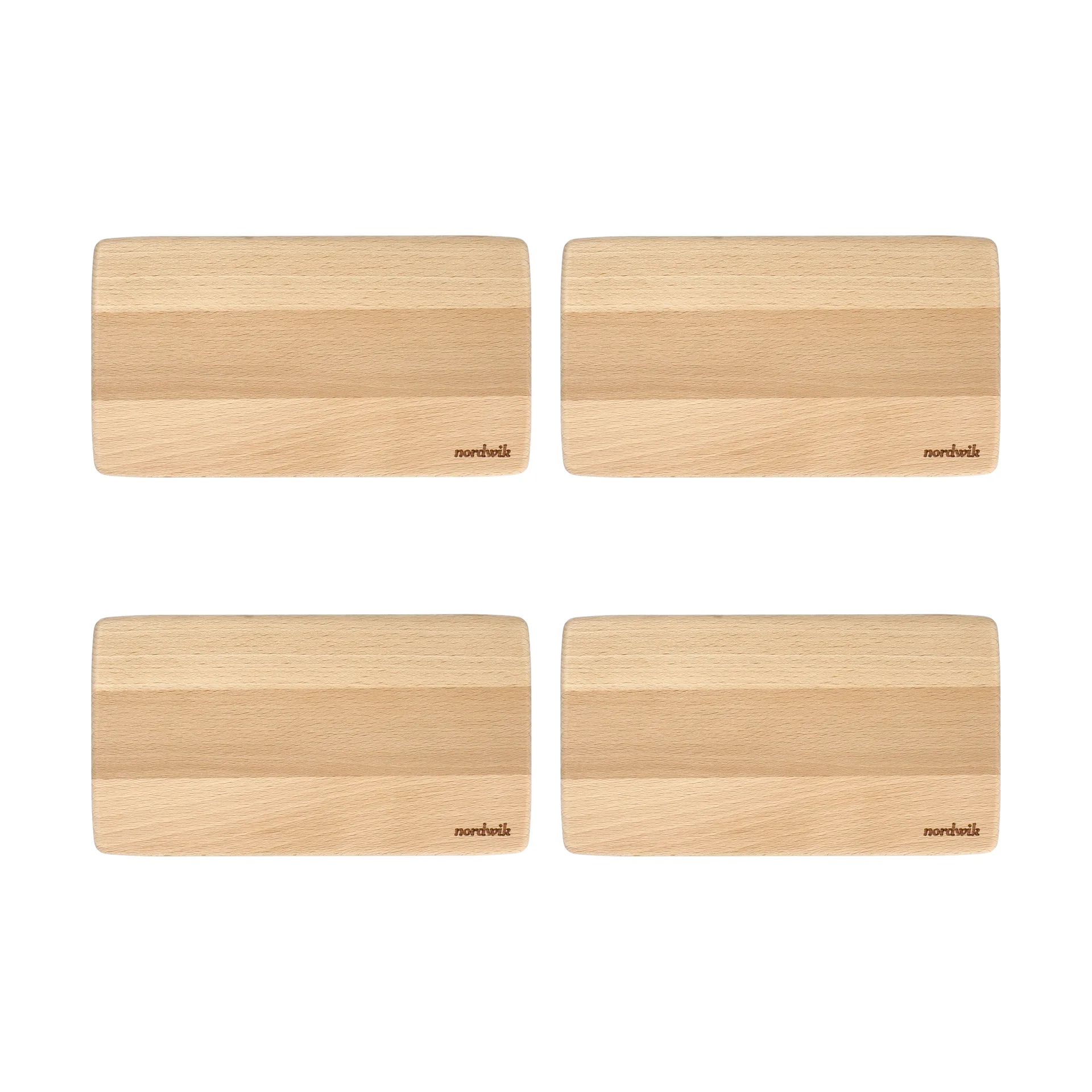 Nordwik snijplanken set 4-pack, 20x11x0,8cm Nordwik