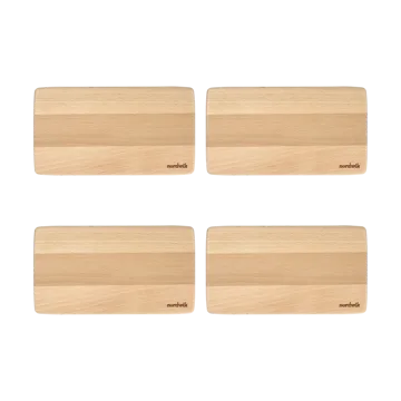 Nordwik snijplanken set 4-pack - 20x11x0,8cm - Nordwik