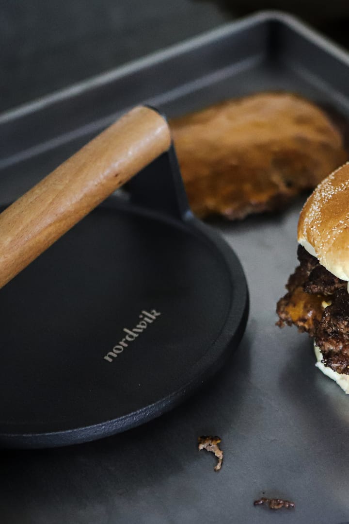 Smash Burger hamburgerpers 18 cm, Gietijzer Nordwik