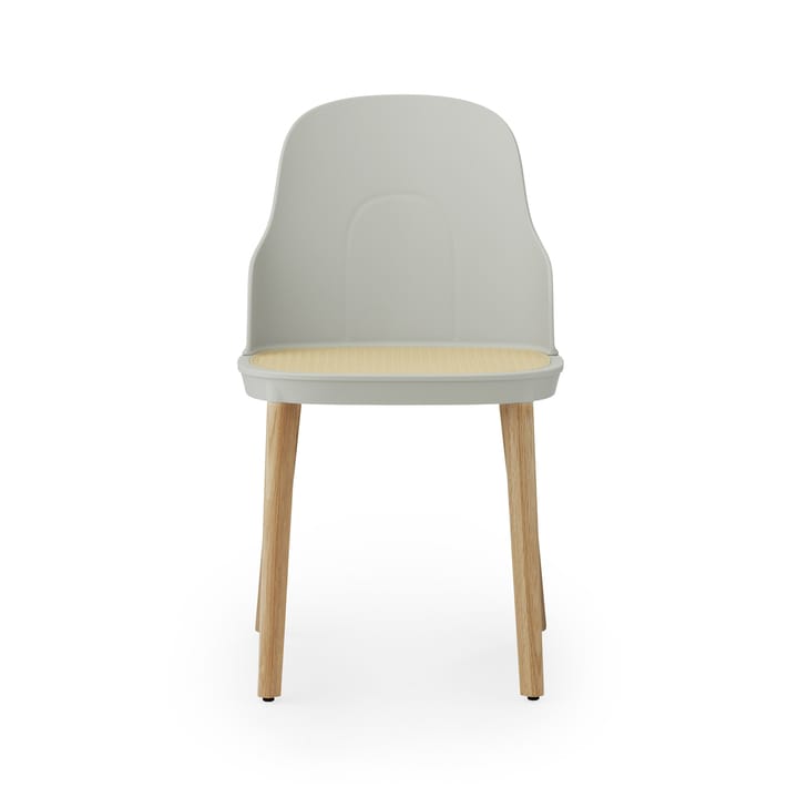 Allez molded wicker stoel, Warm Grey-eiken Normann Copenhagen