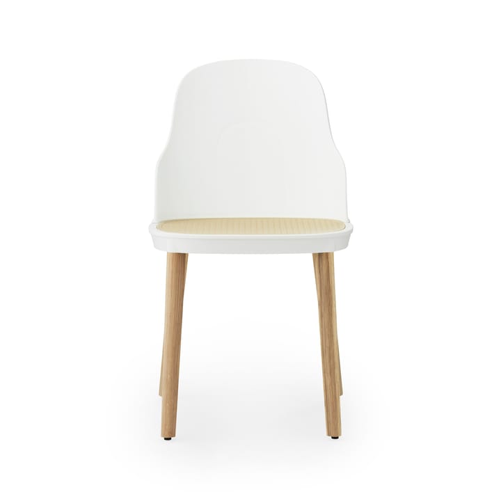 Allez molded wicker stoel, Wit-eikenhout Normann Copenhagen