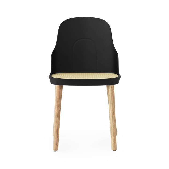 Allez molded wicker stoel - Zwart-eikenhout - Normann Copenhagen