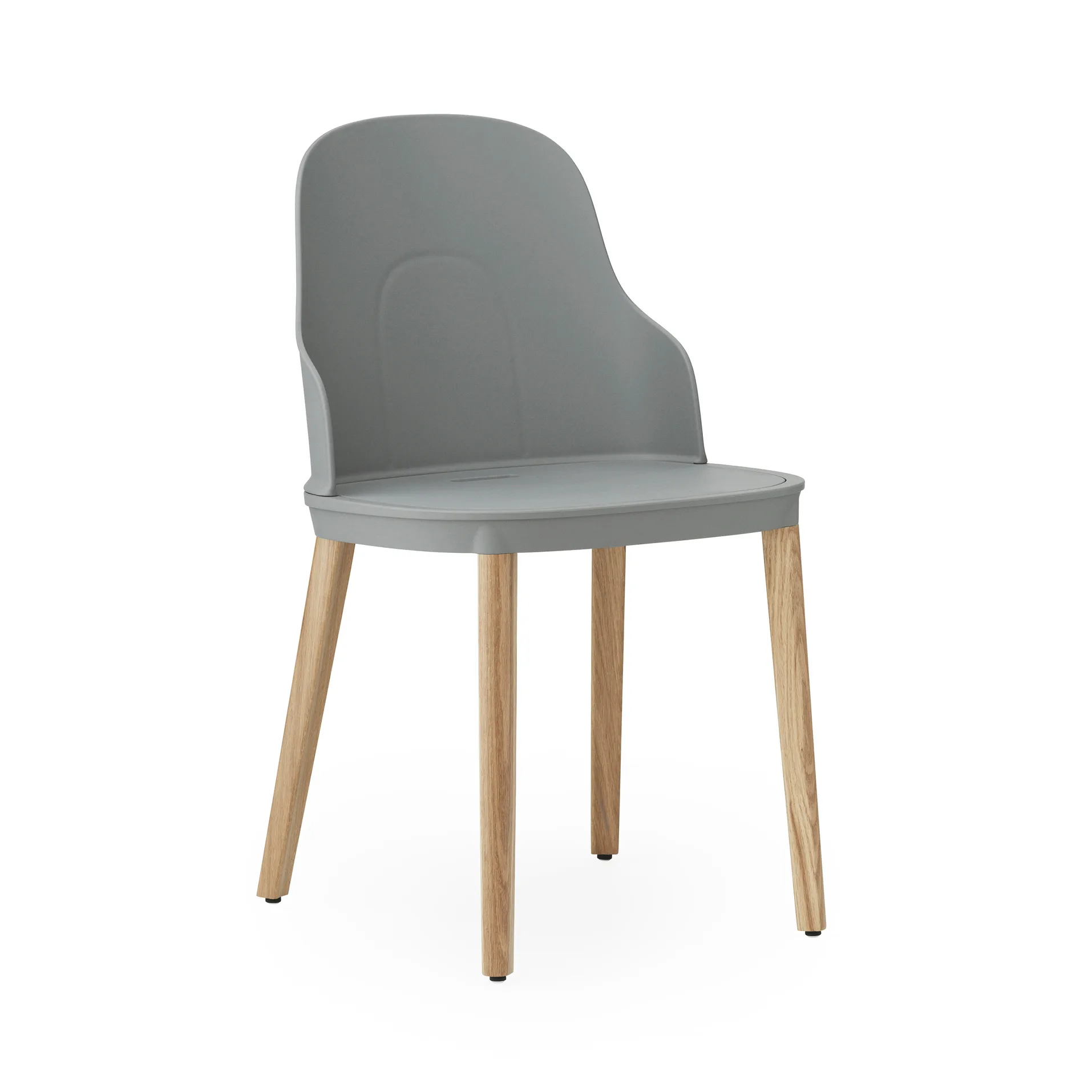 Allez stoel met eikenhouten poten, Grijs-eikenhout Normann Copenhagen