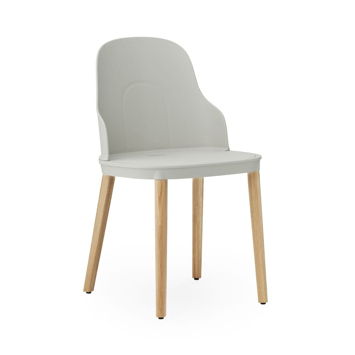 Allez stoel met eikenhouten poten - Warm Grey-eikenhout - Normann Copenhagen