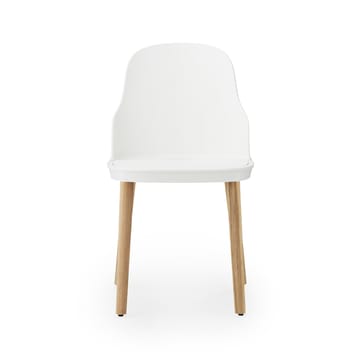 Allez stoel met eikenhouten poten - Wit-eikenhout - Normann Copenhagen