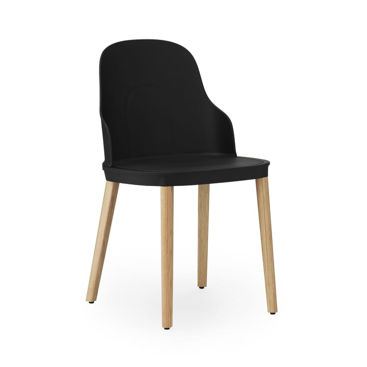 Allez stoel met eikenhouten poten - Zwart-eikenhout - Normann Copenhagen