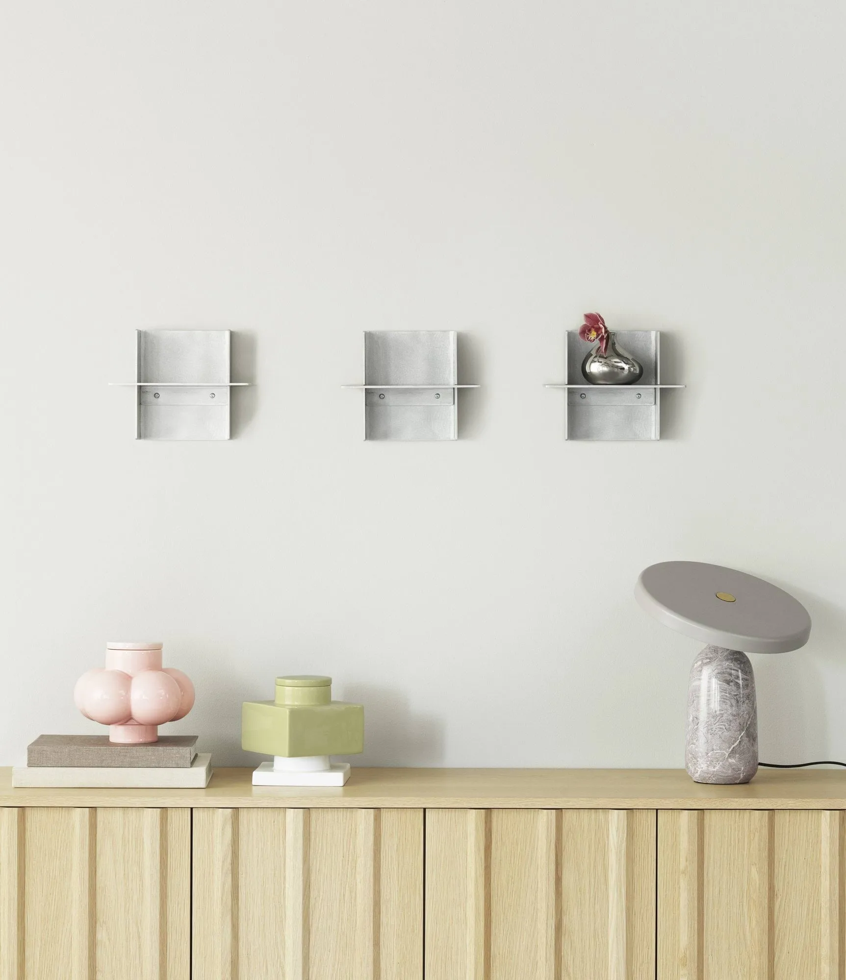 Alu Shelf plank 25 cm, Aluminium Normann Copenhagen