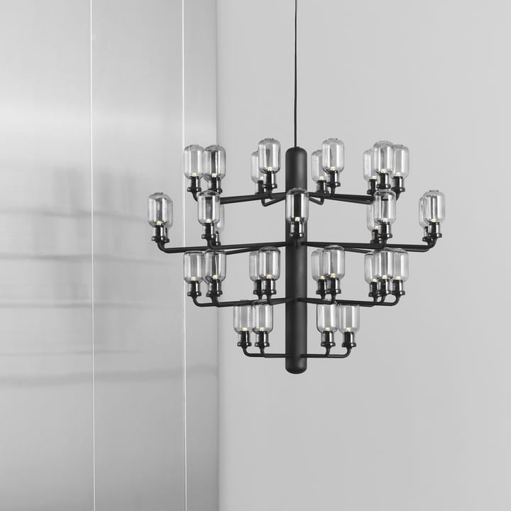 Amp Kroonluchter, black, large Normann Copenhagen