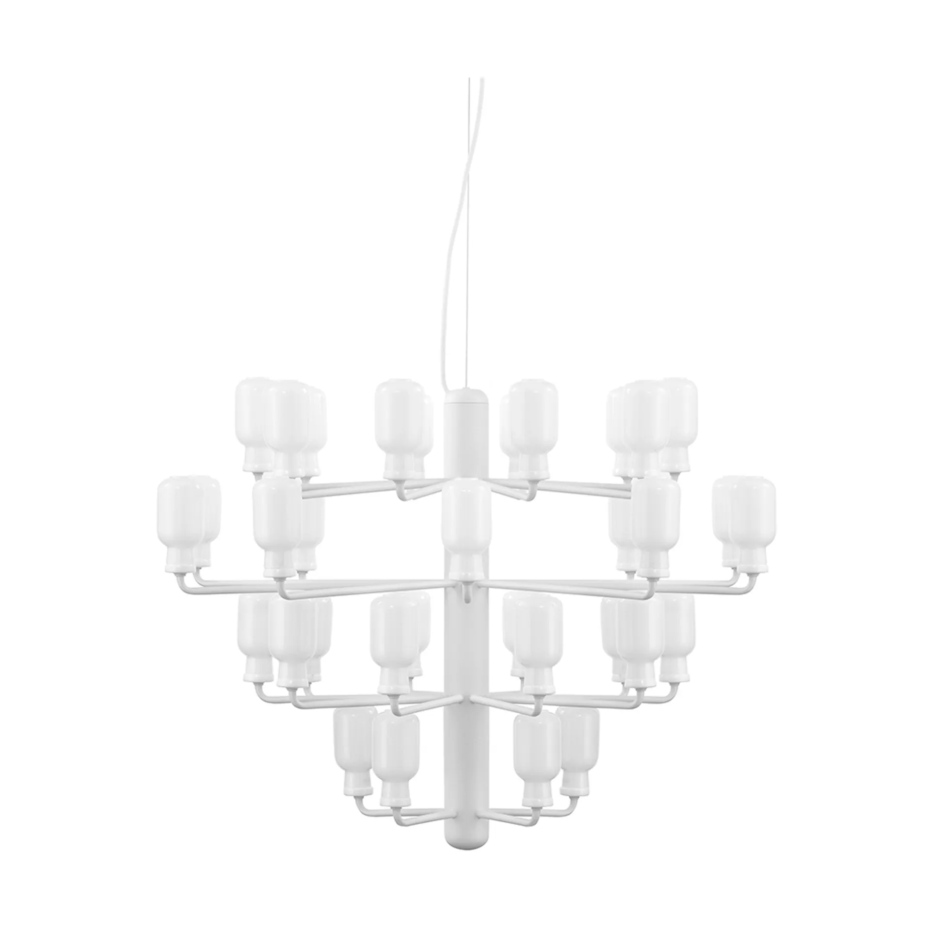 Amp Kroonluchter, white, large Normann Copenhagen