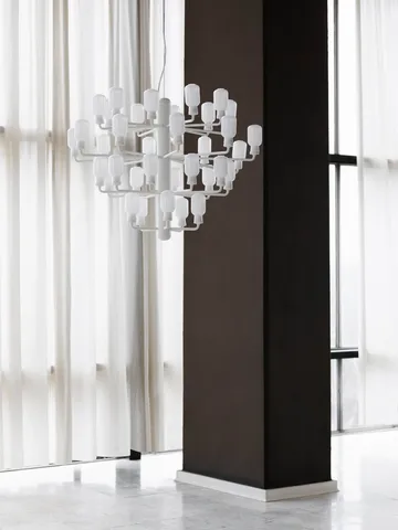 Amp Kroonluchter - white, large - Normann Copenhagen