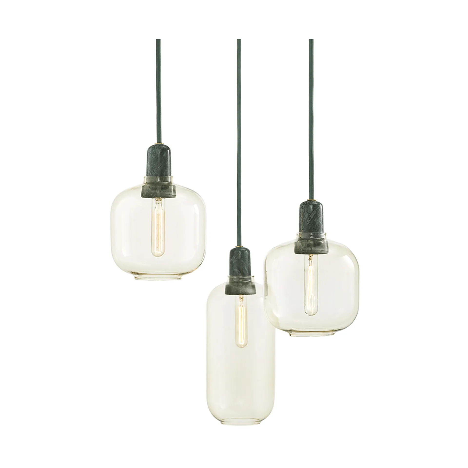 Amp lamp groot, goud-groen Normann Copenhagen