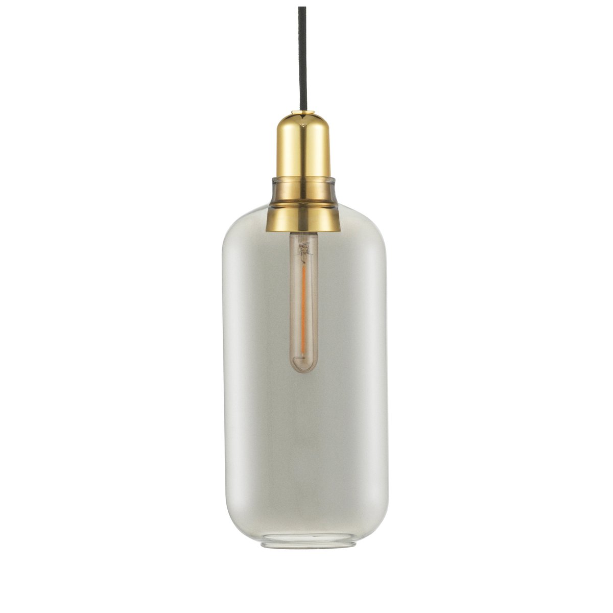 Normann Copenhagen Amp lamp groot -messing | Scandinavisch Interieur | Hanglampen | Grijs