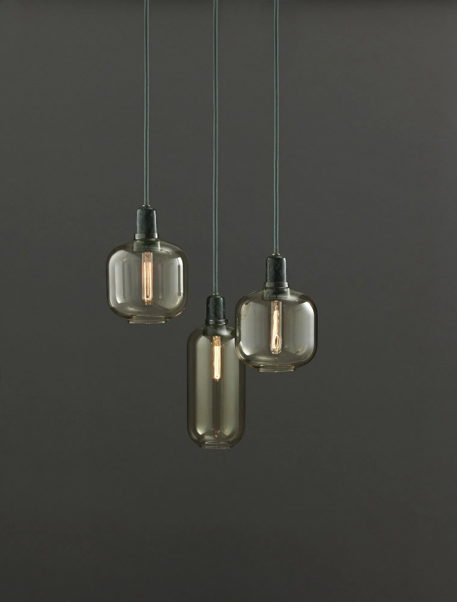 Amp lamp klein, goud-groen Normann Copenhagen