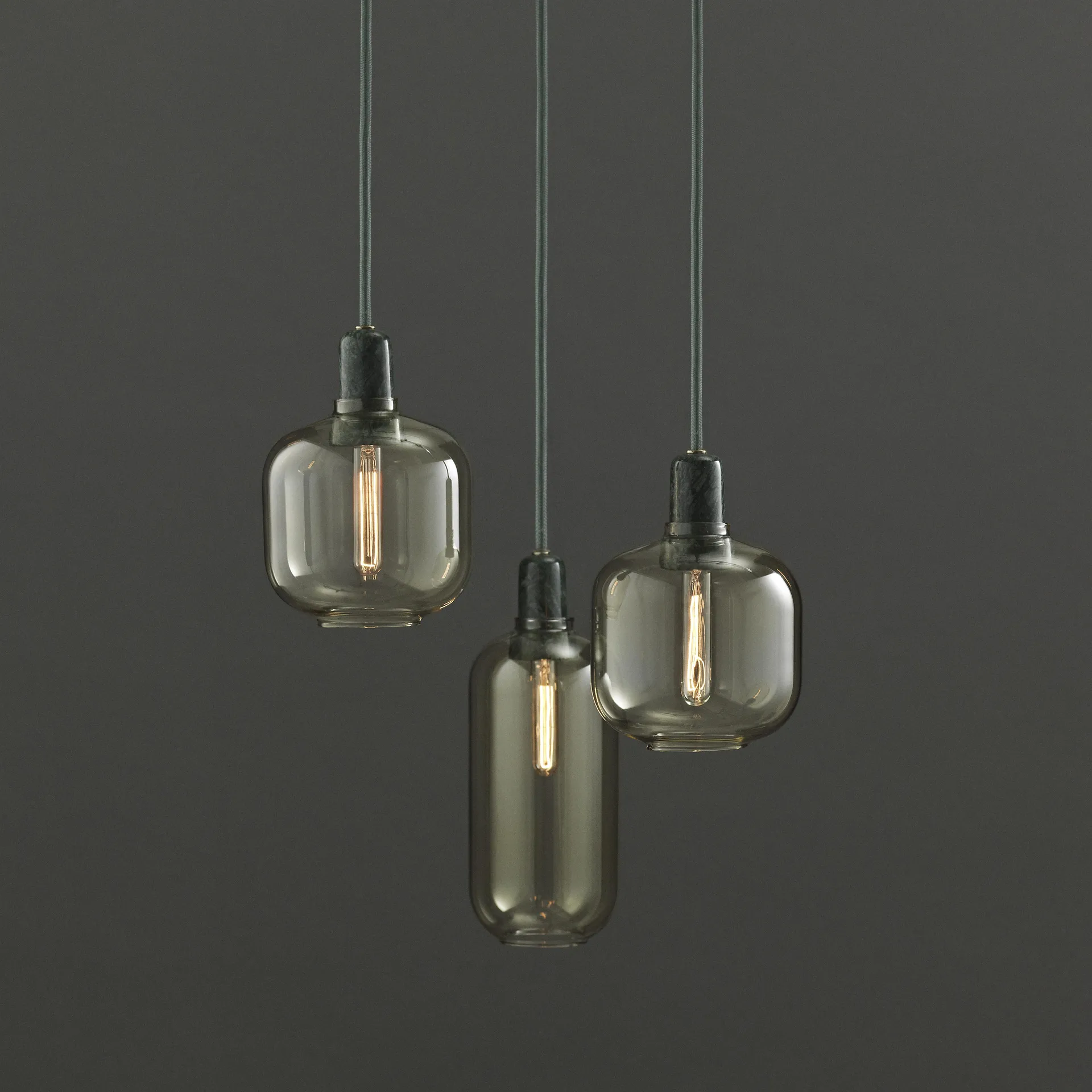 Amp lamp klein, goud-groen Normann Copenhagen