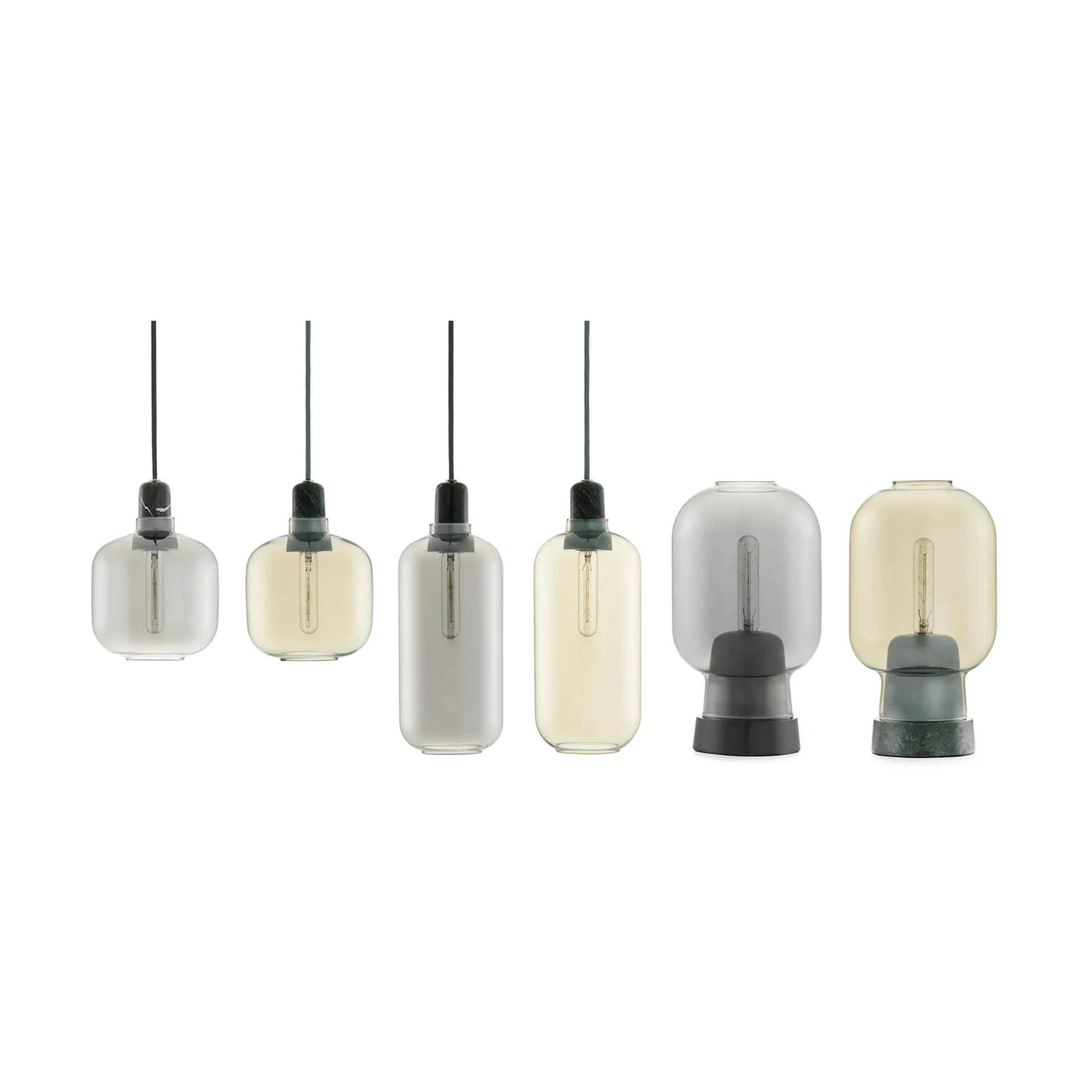 Amp lamp klein, grijs-zwart Normann Copenhagen