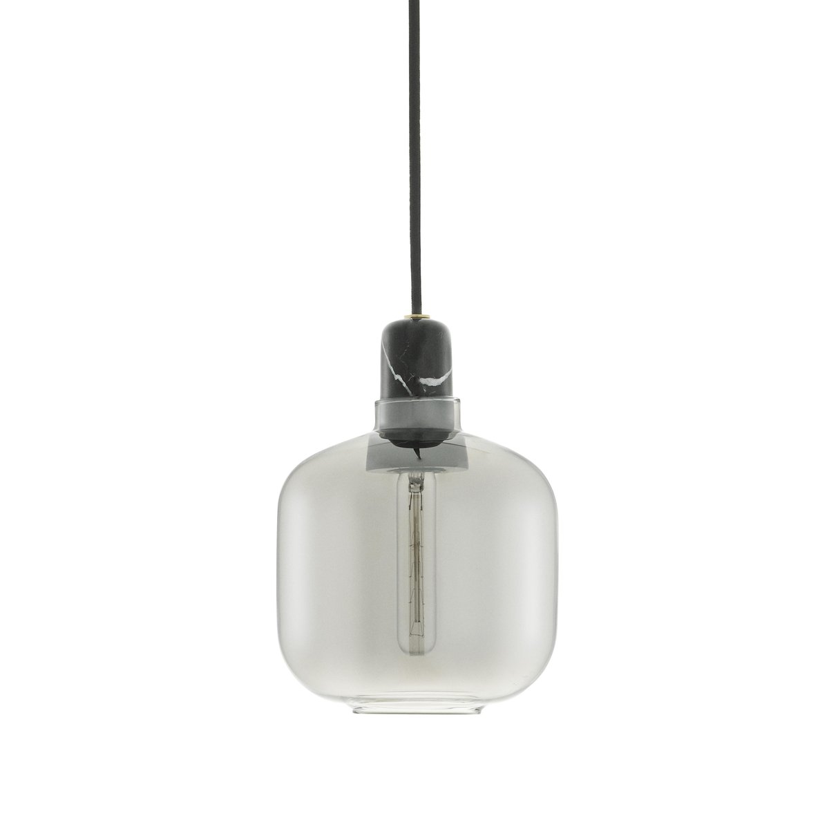 Normann Copenhagen Amp lamp klein grijs-zwart | Scandinavisch Interieur | Hanglampen | Grijs