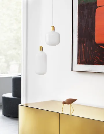 Amp lamp klein - Wit-messing - Normann Copenhagen